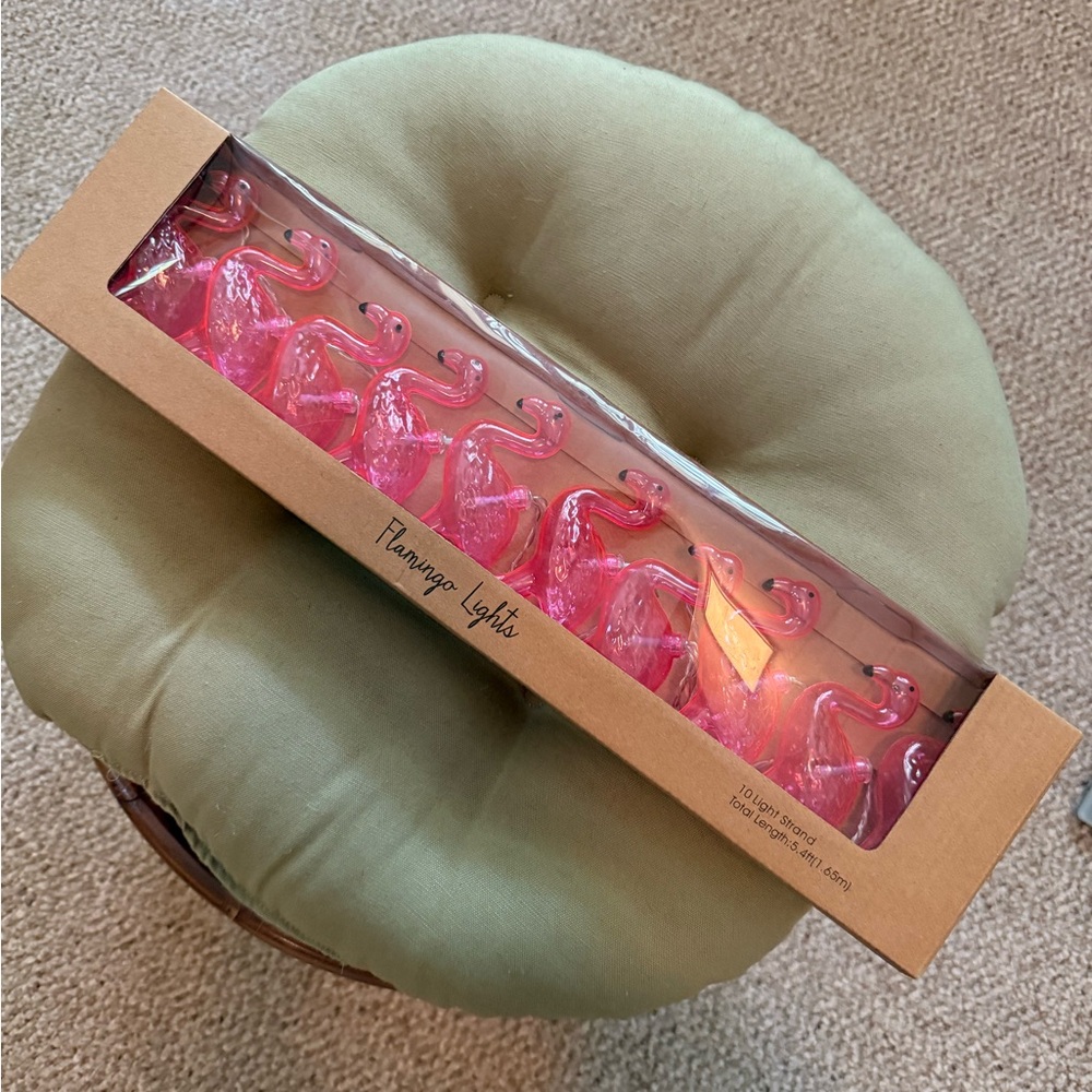 Pink Flamingo String Lights
